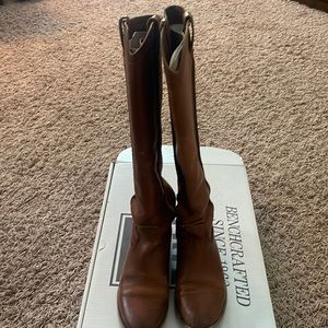 Frye Cara Tall boot in cognac size 8.0
